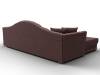 Диван угловой Лига Диванов Артис 128039L Бордовый фото 5