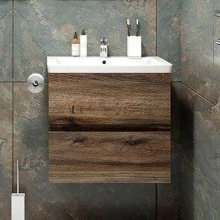 Тумба с раковиной Art&Max Techno подвесная, 70, дуб бомонд лофт