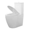 Унитаз-компакт Comforty CF41253S, сиденье микролифт, белый глянец фото 6