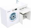 Тумба с раковиной Aquanet Токио 120 R 239210 напольная, белый фото 13