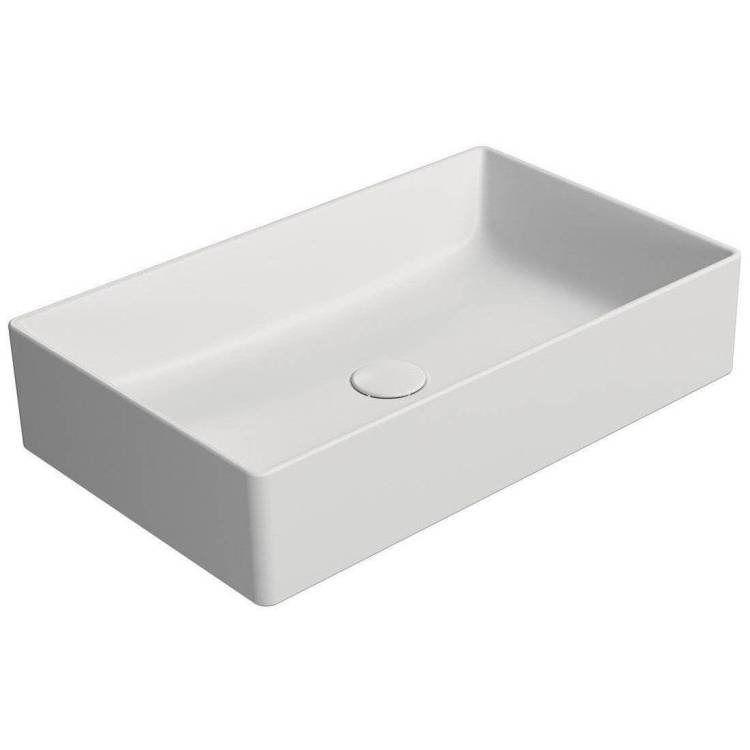 Раковина GSI Kube X 945309 60 см, белая матовая