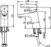 Смеситель для раковины Bravat Line F15299C-1 фото 6