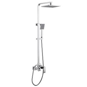 Душевая стойка Abber Wasserfall AF8616 с изливом, хром