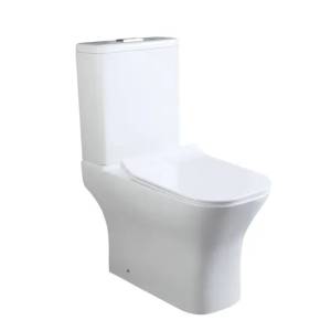 Унитаз-компакт Cerutti Spa Vettore CT10816 безободковый, с крышкой-сиденьем микролифт