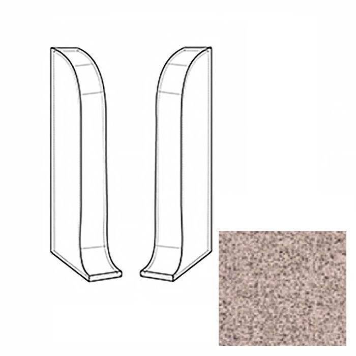 Заглушки LinePlast Треви Гранит L040 58 мм (пара)