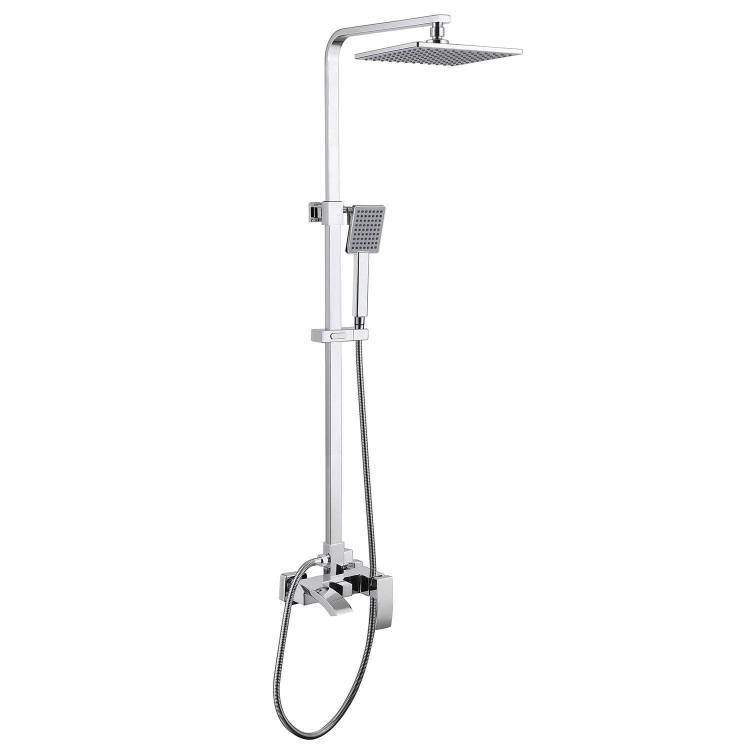Душевая стойка Abber Wasserfall AF8616 с изливом, хром