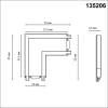 Соединитель с токопроводом "L" Novotech Shino 135206 фото 3