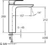 Смеситель для раковины Jacob Delafon Aleo+ E72336-CP фото 11