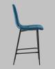 Стул полубарный Stool Group Одди AV 406N-Cdoc-08(PP) синий, велюр фото 4