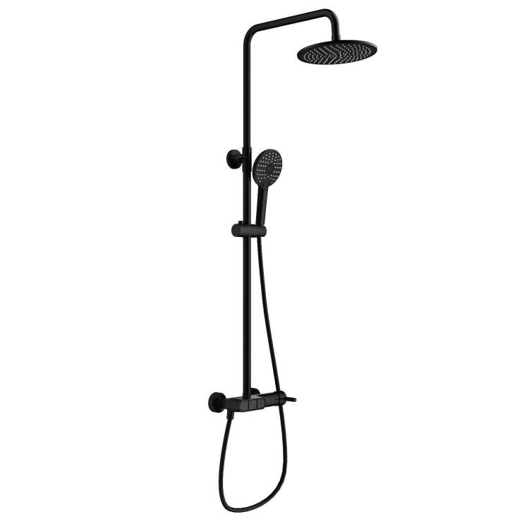 Душевая стойка Wonzon & Woghand WW-A30653-MB черная