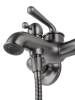 Смеситель для ванны Wonzon & Woghand WW-88639008-BGM с душем, темный графит фото 3