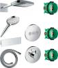 Душевой комплект Hansgrohe Raindance Select E 300 (3 jet) 26468000 + 26530000 + 28272000 + 26456000 + 15741000 + 15745000