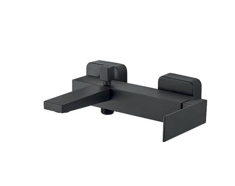 Смеситель на борт ванны Fiore Kube 100NN8551 черный