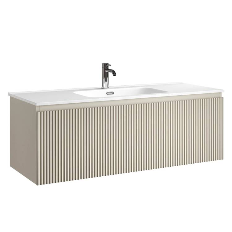 Тумба с раковиной Sancos Snob R 1.0 Beige Soft, 120x42.6