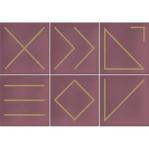 Декор Vives Hanami Nagano Marsala 23x33.5