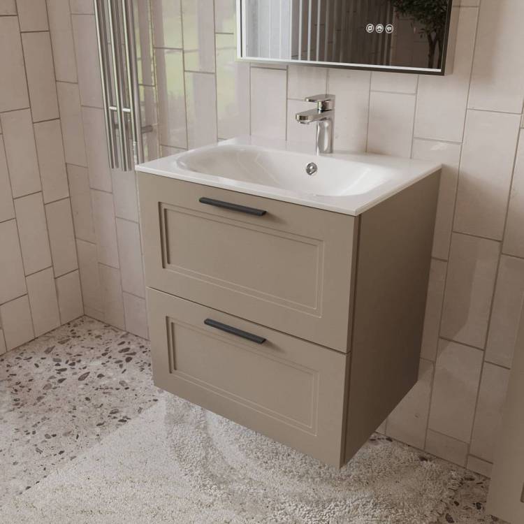 Тумба с раковиной Terminus Classik CLA10602200501O капучино , 60x62