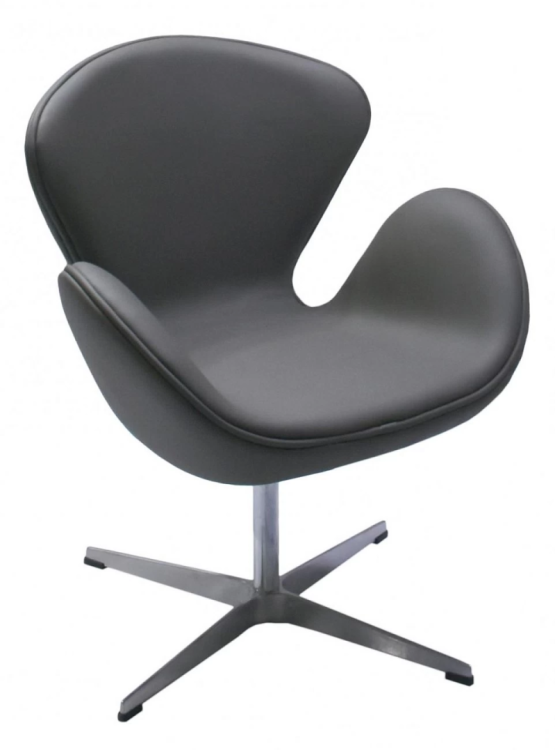 Кресло Bradex Home Swan Style Chair FR 0571 серый