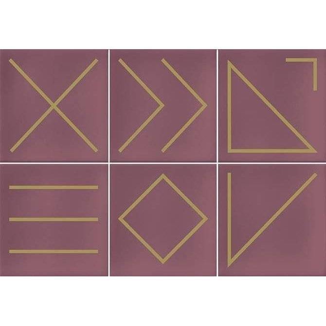 Декор Vives Hanami Nagano Marsala 23x33.5