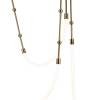 Подвесной светодиодный светильник Indigo Corda 14010/3P Brass V000064L фото 4