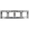 Рамка 4-постовая IEK Skandy SK-M42-M-K50 никель фото 3