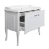 Тумба с раковиной Comforty Павия 100 00-00017943 напольная, белый глянец фото 3
