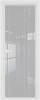 Межкомнатная дверь Profil Doors 1 AV цвет профиля Вайт, стекло безопасное 6 мм страйп 800x2000