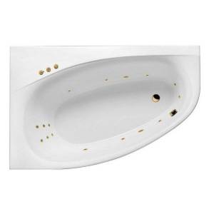 Акриловая ванна Excellent Kameleon SMART WAEX.KML17.SMART.GL 170x110 левая, золото