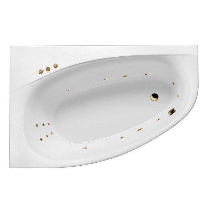 Акриловая ванна Excellent Kameleon SMART WAEX.KML17.SMART.GL 170x110 левая, золото