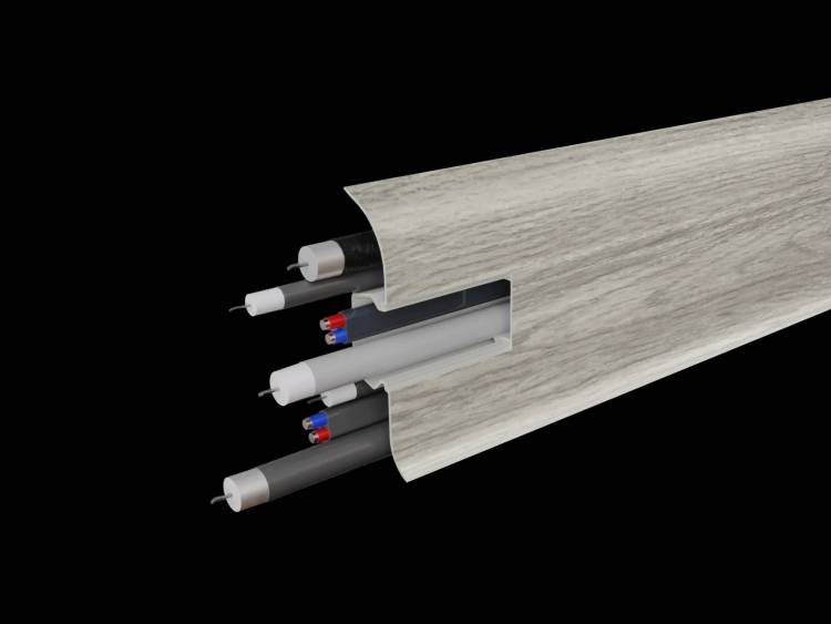 Плинтус Bonkeel Барк 5812 Дуб Уральский 2200x58x22