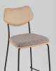 Стул полубарный Stool Group Casey B2171-H65 K-6+M8506 D21 серо-коричневый с бежевой экокожей фото 8