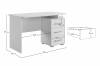 Стол компьютерный Mebelson Лайт-2 MBS_SKL2-1N02-1477 Белый фото 4
