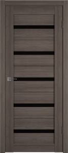 Межкомнатная дверь Владимирская Фабрика Дверей Atum 7 Grey стекло Black Gloss 700x2000
