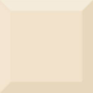 Керамическая плитка Absolut Keramika Monocolor Crema Biselado Brillo 10x10