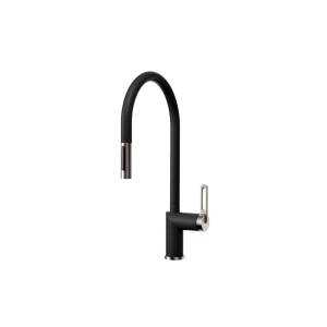 Смеситель для кухни Granula GR-8172 графит, с выдвижным изливом