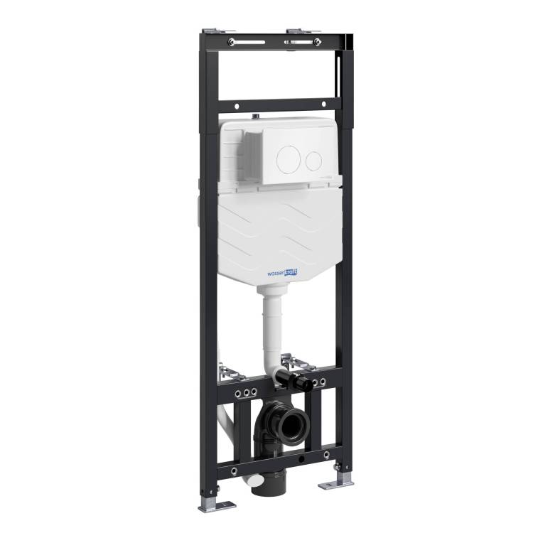 Система инсталляции для унитазов Wasserkraft Alme 15TLT.010.ME.WH02 клавиша белый