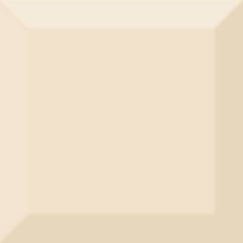 Керамическая плитка Absolut Keramika Monocolor Crema Biselado Brillo 10x10