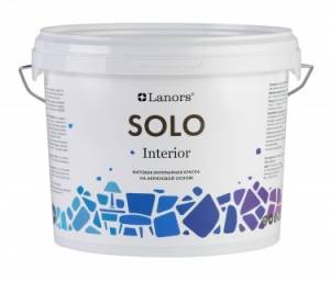 Интерьерная краска Lanors Solo Interior матовая база P 2.7 л