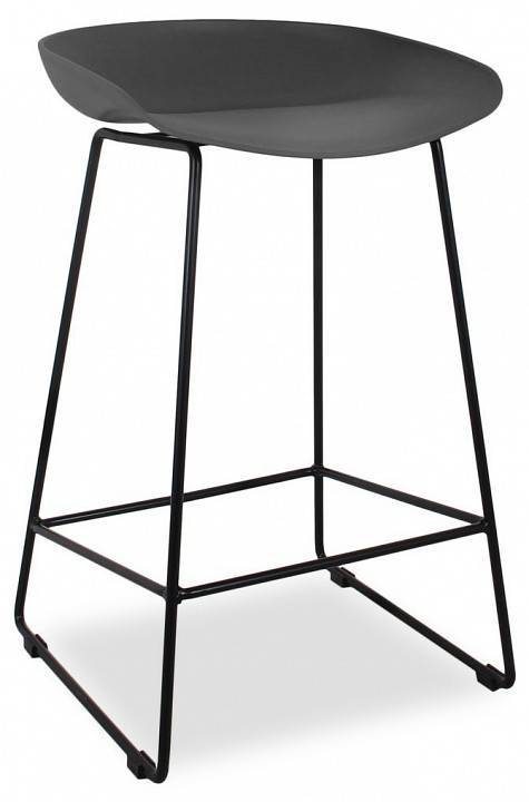 Набор из 2 полубарных стульев Bradex Home Neo FR 0698P чёрный с чёрными ножками