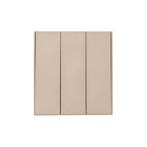 Выключатель 3-клавишный Kranz Strong KR-78-0707-8 бежевый