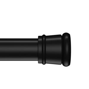 Карниз для ванны Iddis Elegante SRB0120i14 110-200 см, черный матовый