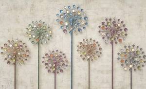 3D Фотообои Artegrafico «Лучистые одуванчики» FANT-064 песок