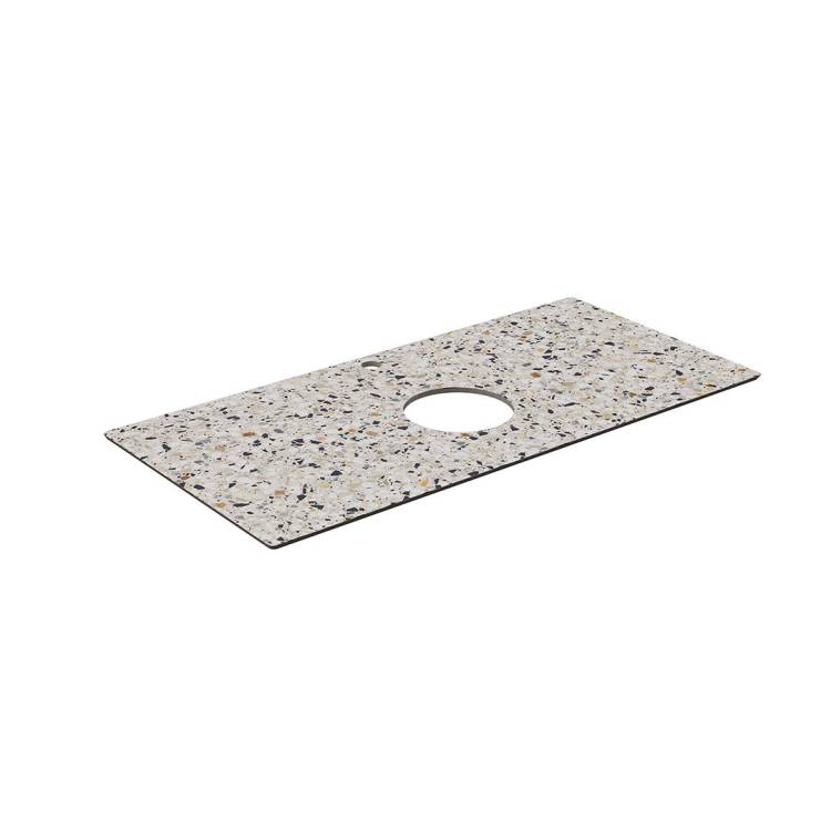 Столешница Kerama Marazzi Plaza (Плаза) KM6012G0471RP100Tc2 белый натуральный, 100x48