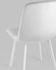 Стул Stool Group Chilly OS-2011 HLR-14 wl велюр серебристый (ножки белые) фото 6