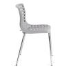 Стул Tetchair Skalberg (mod. C-084-A) 19259 Grey (серый)/Chrome (хром) 46x56x79 фото 2