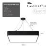 Подвесной светодиодный cветильник Geometria ЭРА Quadro SPO-163-B-40K-050 50Вт 4000К черный Б0050587 фото 5