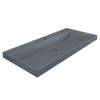 Раковина Uperwood Classic Quartz 293020633 серая матовая, бетон, 100x45