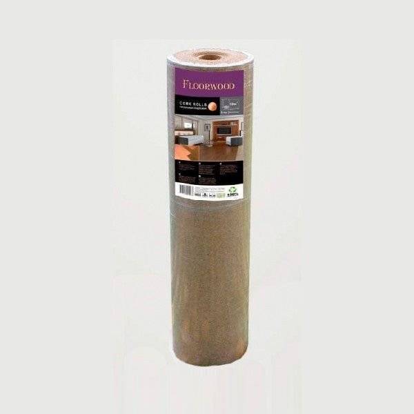 Подложка рулонная пробковая Floorwood Cork (рулон: 1x10м=10м2) 3 мм