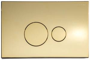 Кнопка смыва Boheme 668-G Gold