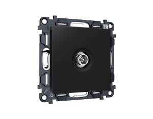 Комплект механизма TV розетки оконечной Ambrella Volt MA MA813005 черный матовый