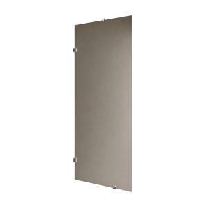 Душевая перегородка MaybahGlass MGD-265-4 79x195, стекло бронза матовая 8 мм, профиль хром глянцевый